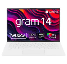 LG전자 2024 그램 14 코어 울트라5, 에센스 화이트, 256GB, 16GB, WIN11 Home, 14Z90S-GA5PK