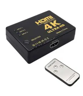 셀인스텍 HDMI SWITCH 3TO1 선택기 + 리모컨 세트, HS3TO1, 1개